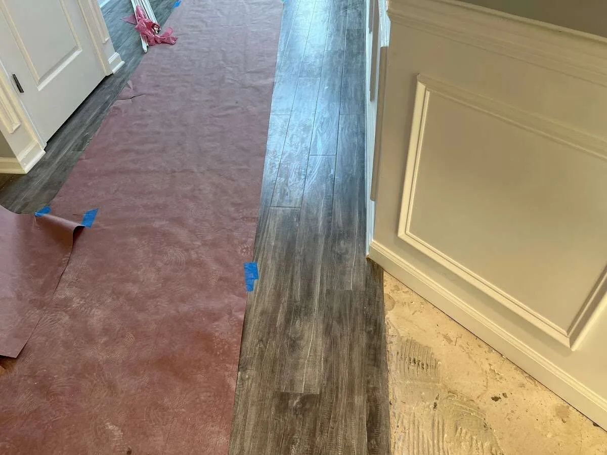 Completed marble shower restoration in Manteca